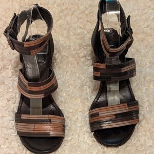 Pantanetti women's strappy leather sandals Size 36